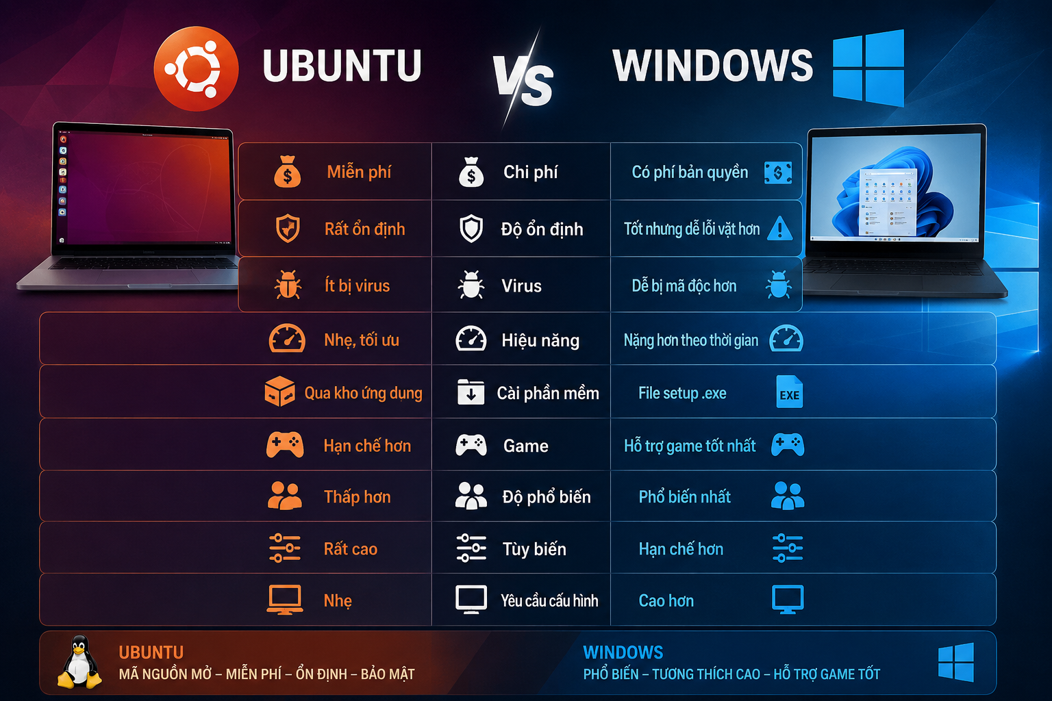 Ubuntu là gì? Khác gì với Windows? Liệu Ubuntu có “lên ngôi” khi phần mềm bản quyền bị siết chặt?
