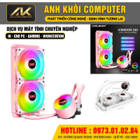 Tản Nhiệt Nước All in One Coolmoon ICEMOON 240 Màu Hồng