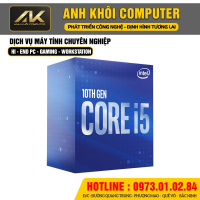 CPU Intel Core i5-10400F (2.9GHz turbo up to 4.3Ghz, 6 nhân 12 luồng, 12MB Cache, 65W) - Socket Intel LGA 1200 ( Tray )