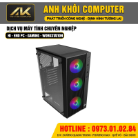 Vỏ case KENOO ESPORT AF13 - 3F Black (Mid Tower / Màu Đen )