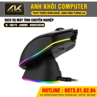 Chuột DareU EM901X RGB Superlight Wireless Black