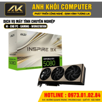 Card màn hình MSI GeForce RTX™ 5080 16G INSPIRE 3X OC