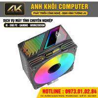 Tản nhiệt khí CPU CoolMoon GT600 ARGB - Black