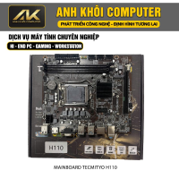 Mainboard Tecmiyo H110 ( LGA 1151, Intel H110, 2 Khe Ram DDR4)