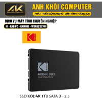 Ổ Cứng SSD Kodak 1TB SATA3 X120 Pro ( 550/510 MB/s)