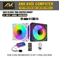Fan Case Redmoon F3 Kit 5 Fan Led RGB, kèm sẵn HUB và Remote