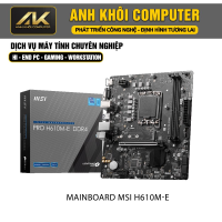 Mainboard MSI PRO H610M-E DDR4