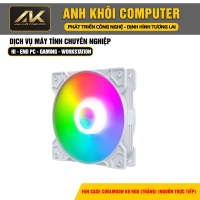 Fan Case Coolmoon K8 RGB (Trắng) (Nguồn Trực Tiếp)