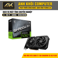 Card màn hình MSI RTX™ 5060 Ti 16G SHADOW 2X OC PLUS