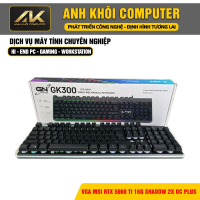 Bàn phím giả cơ Gnet GK300 chống nước led RGB