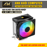 Tản nhiệt khí Leopard K200 Đen | 92mm, RGB (1200, 1700, AM4, AM5)