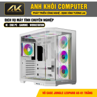 Vỏ Case Jungle Leopard AS-01 Trắng EATX