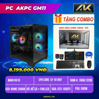 PC GAMING AKPC GM11 ( H510/10105F/Ram16G/Nvme 256G/VGA 1050Ti)