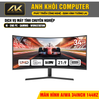 AW-MP340G-Y - Màn Hình Cong AIWA 34 inch 2K 144Hz | Trải Nghiệm Gaming Đỉnh Cao