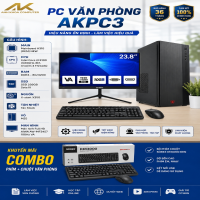 PC Văn Phòng AKPC3 | Intel Core i3 8100 Full Bộ Màn 24 Inch