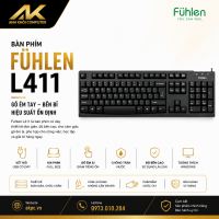 Bàn phím Fuhlen L411 (USB/đen)