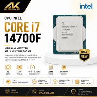 CPU Intel Core i7 14700F Tray New | 20 Nhân 28 Luồng Turbo 5.4GHz